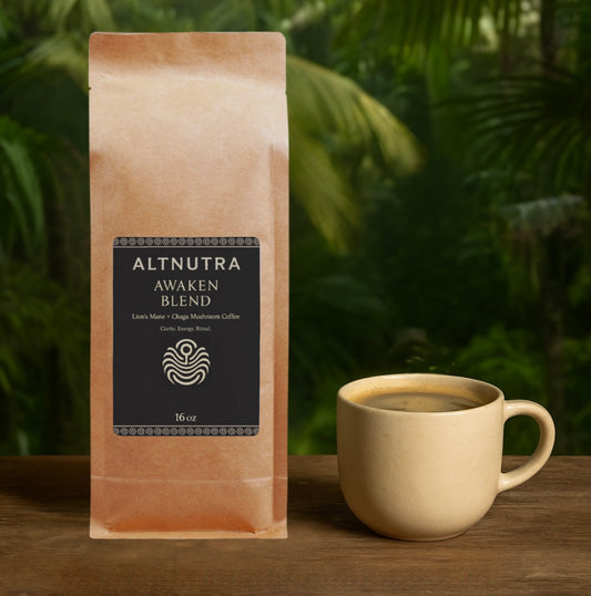 Awaken Blend - Lion’s Mane & Chaga Coffee 16oz